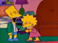 Click to watch 'One Fish, Two Fish, Blowfish...' (popup) The Simpsons